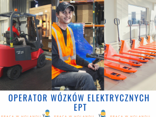 Operator wózka elektrycznego JUZ OD ZARAZ/ Venlo/ Praca od zaraz
