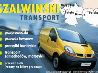 Transport, przeprowadzki, paczki, meble, AGD, RTV, rowery, inne - cała Polska, Holandia, Belgia