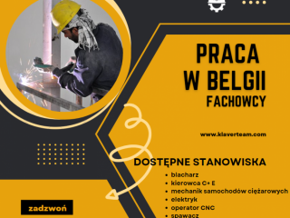 Pracownik budowlany –beton, zbrojenia – Belgia