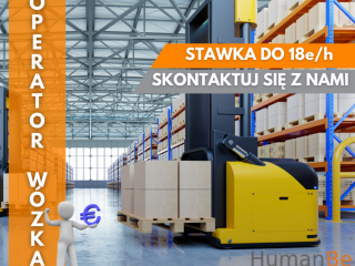 OPERATORZY WÓZKÓW WIDŁOWYCH - ZAKWATEROWANIE - HOLANDIA