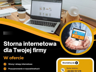 Zyskaj więcej klientów dzięki stronie internetowej dla Twojej firmy!