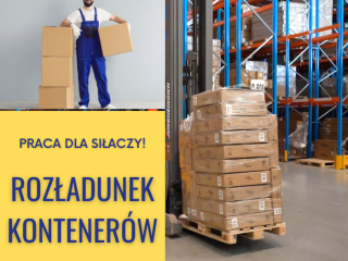BONUS 100 euro ! Rozladunek/załadunek z prawem jazdy!
