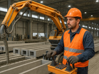 Operator pompy do betonu/praca na hali
