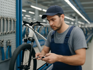 Pracownik produkcji - montaż rowerów