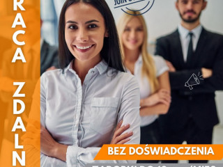 REKRUTER - PRACA BIUROWA - ZDALNA - OD ZARAZ