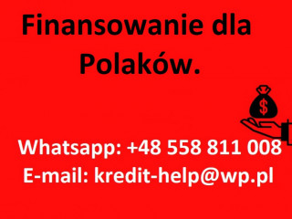 Kredyt dla Polaków. WhatsApp: +48 558 811 008