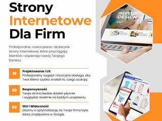 Tworzymy strony, które sprzedają — od projektu po wdrożenie i wsparcie